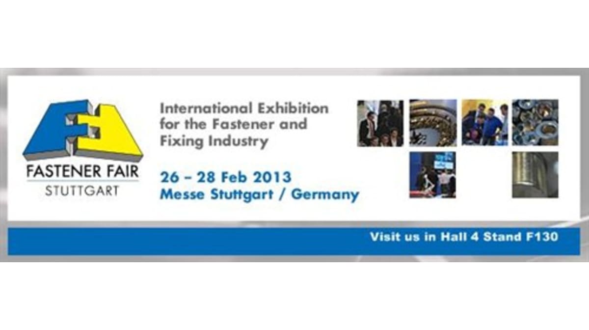 Viteria Fusani presente alla Fastener Fair Stuttgart 2013