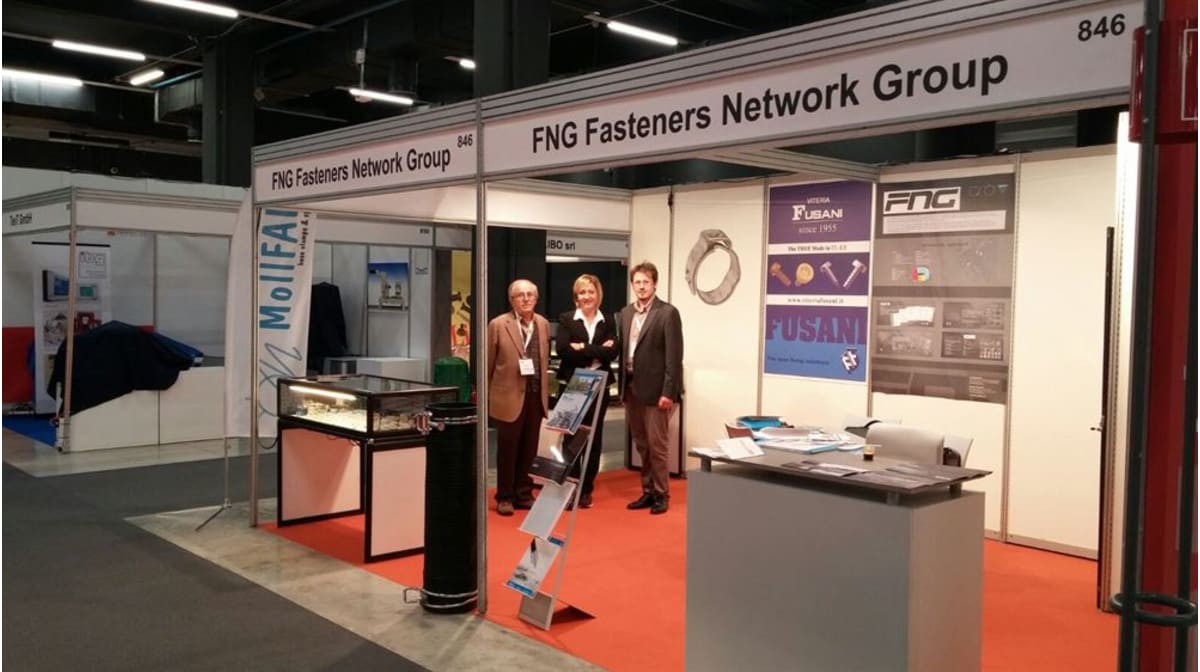 Viti metriche, autofilettanti e speciali di Fusani alla Fastener Fair Italy