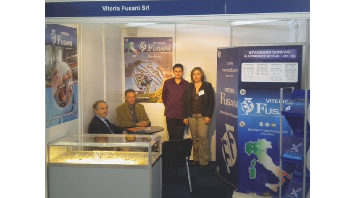 L'interessante esperienza della Fastener Fair Stoccarda 2009 per Viteria Fusani