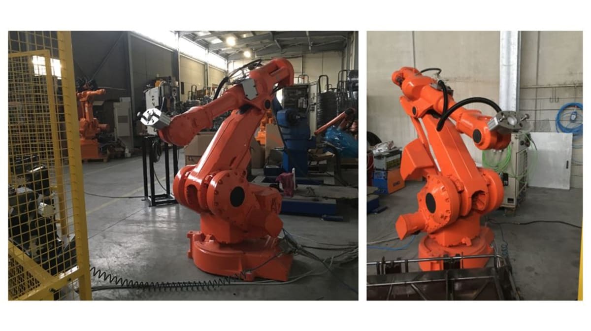 Occasione: ROBOT con saldatrice modello ABB BRB 4400 in vendita