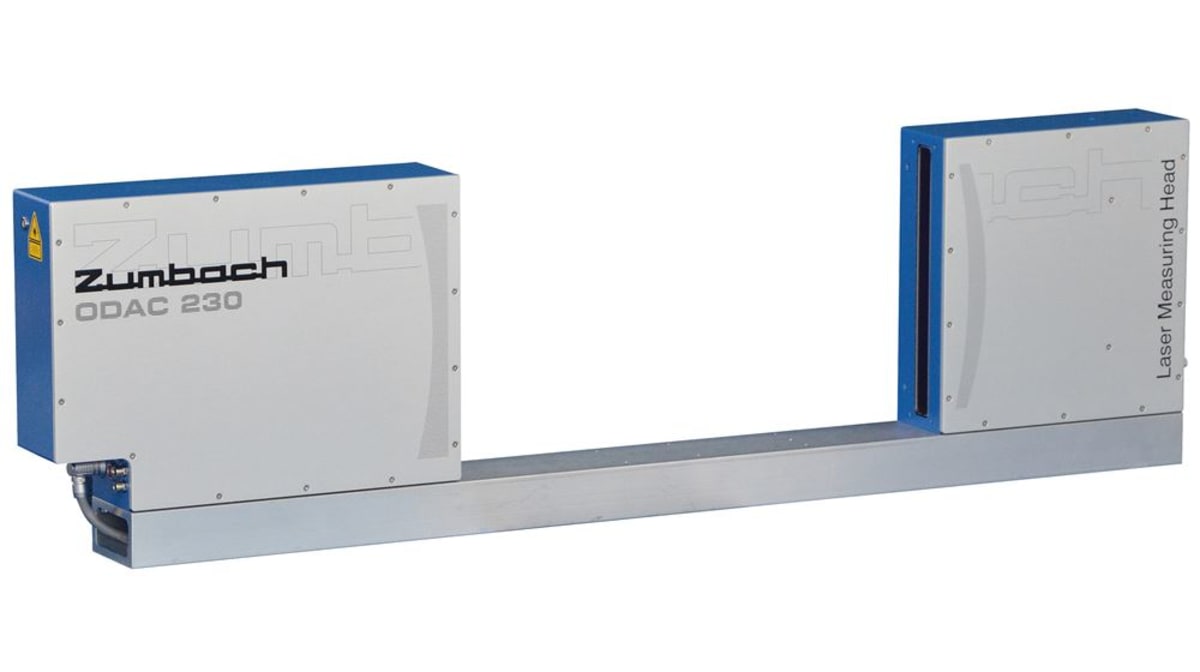 Neuer ODAC® 230-Messkopf von Zumbach: Für grosse Dimensionen bei engen Platzverhältnissen