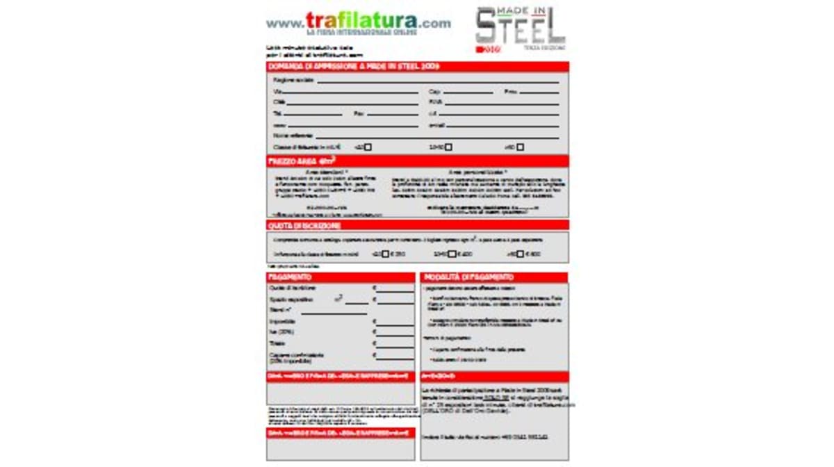 Made in Steel 2009: il mondo della trafilatura incontra le acciaierie.