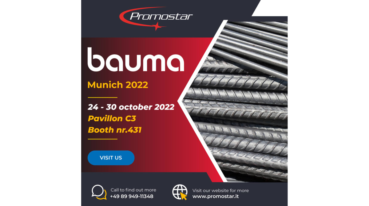 Promostar the innovation partner: find out more about the latest technologies shown at Bauma 2022