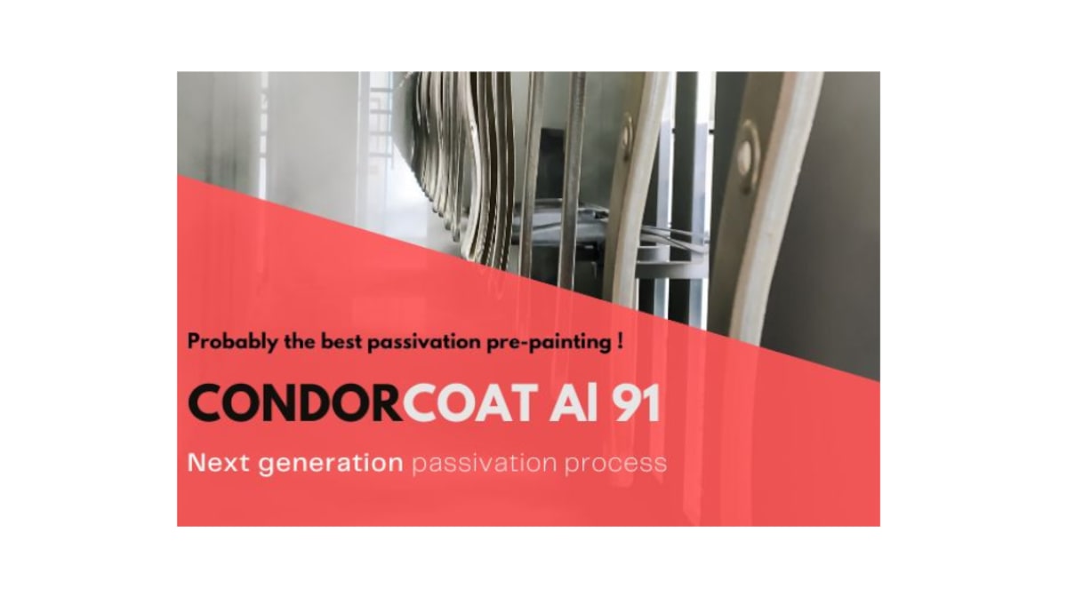 Discovering Condorcoat AL 91, Condoroil's new metal coating passivating agent