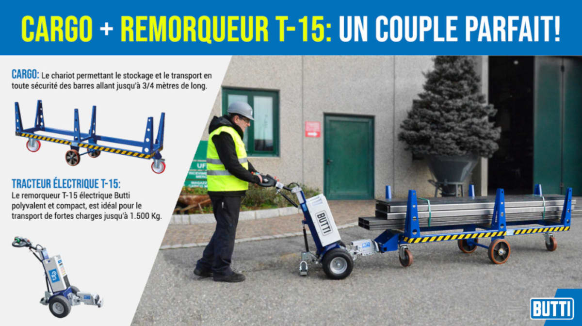 Cargo et remorqueur T-15: un couple parfait !