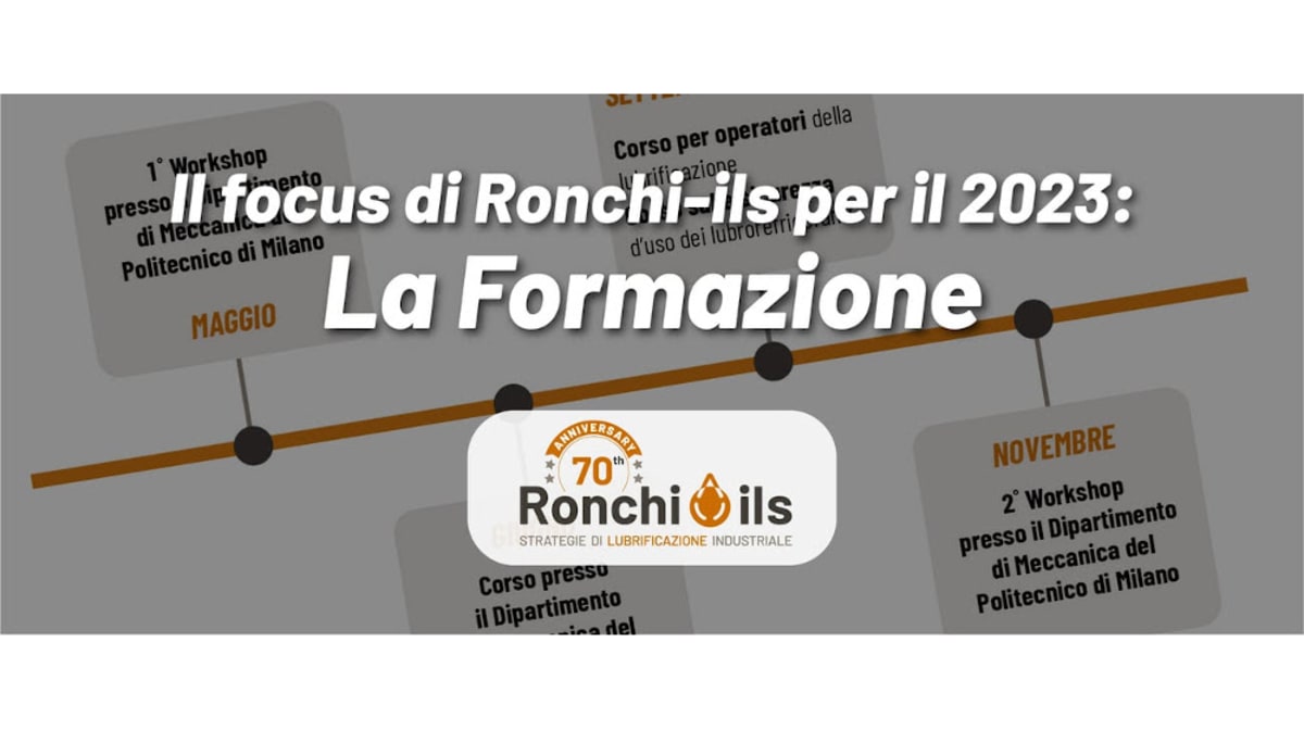 Lubrificazione e formazione: ecco la strategia 2023 di Ronchi-ils