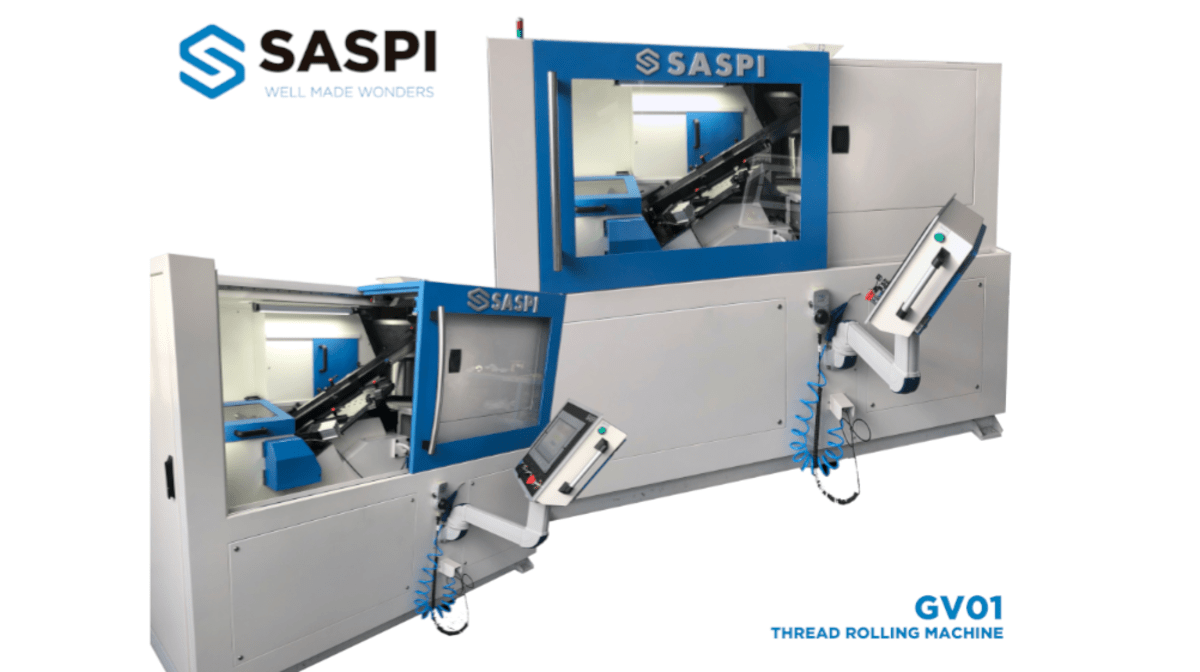 Saspi’s rolling machine and second-operation solutions on display at Fastener Fair Global