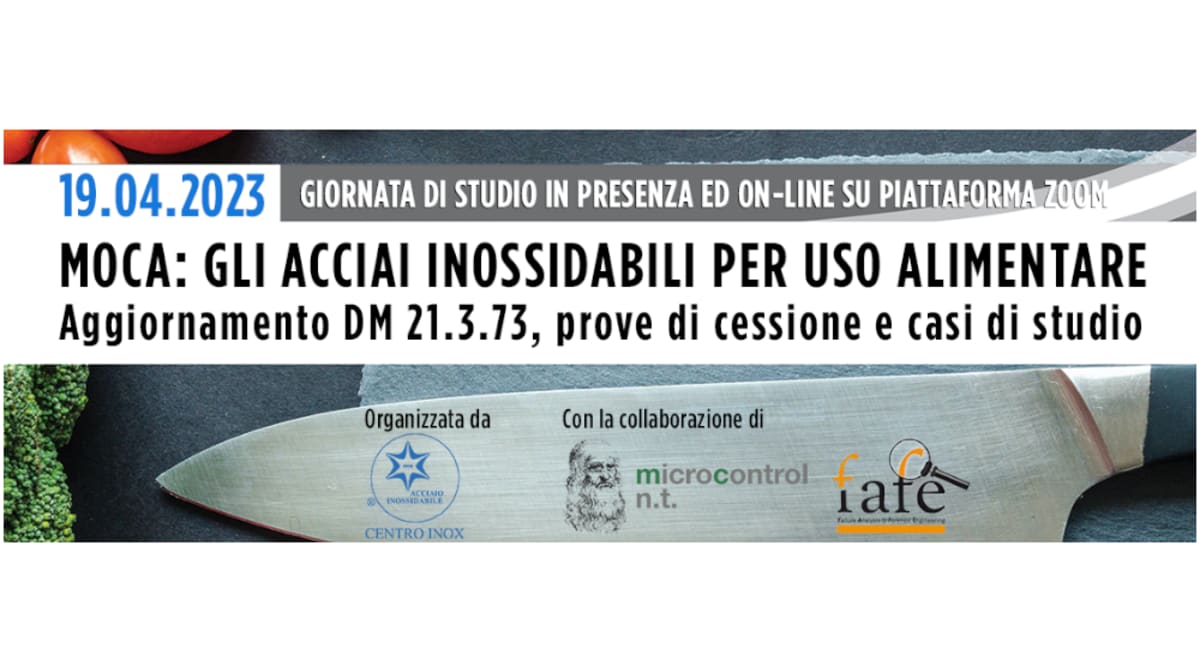 Acciaio Inox per uso alimentare: tutte le novità sulla disciplina MOCA