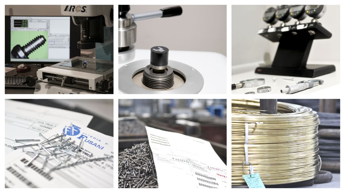 Discovering the quality control laboratory of screw manufacturer Viteria Fusani
