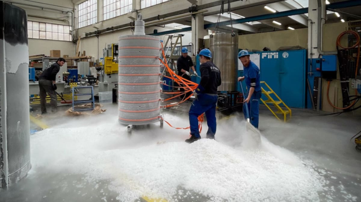 FIMI: "Assemblaggio a sangue freddo!" Completata l'installazione di uno speciale rullo ProflexRoll®