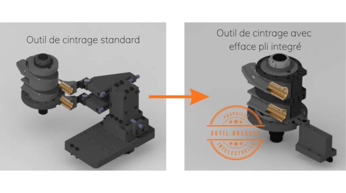 Galet de cintrage avec efface pli intégré : Global Industrie Awards à Numalliance