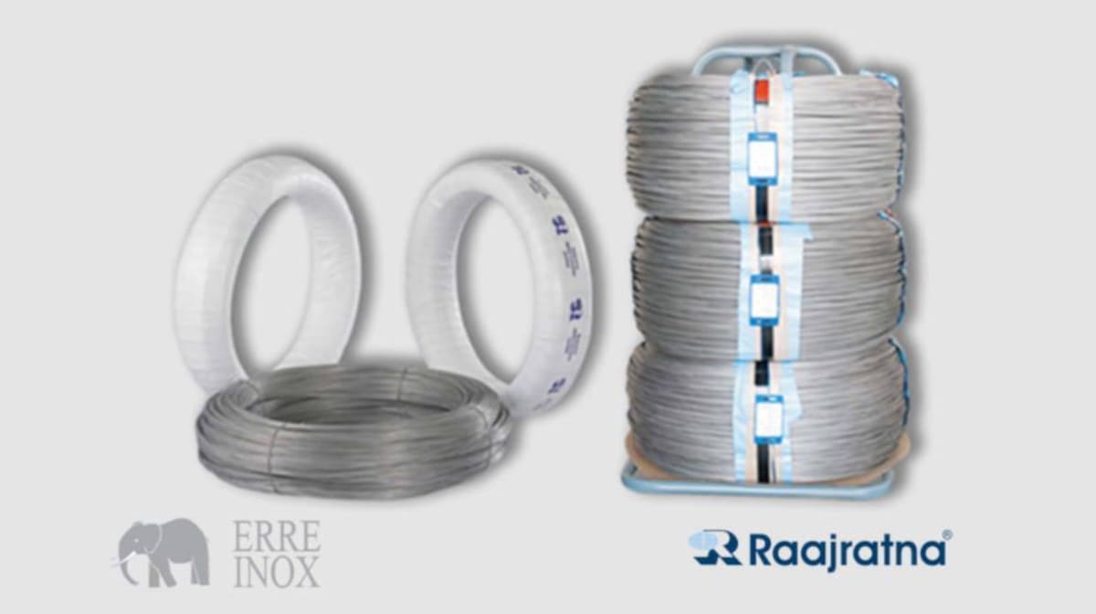 Stainless steel general purpose wire: versatility under the Erre Inox - Raajratna brand