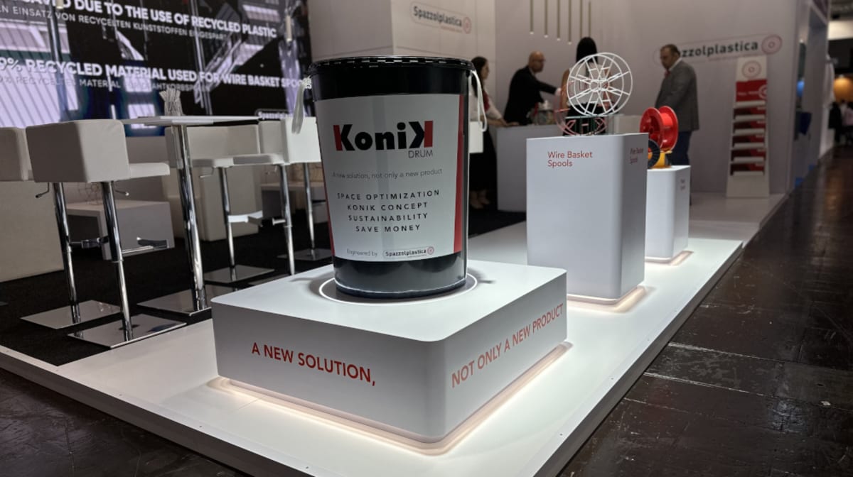 Konik and Tig Box, Spazzolplastica's innovative solutions in recycled plastic