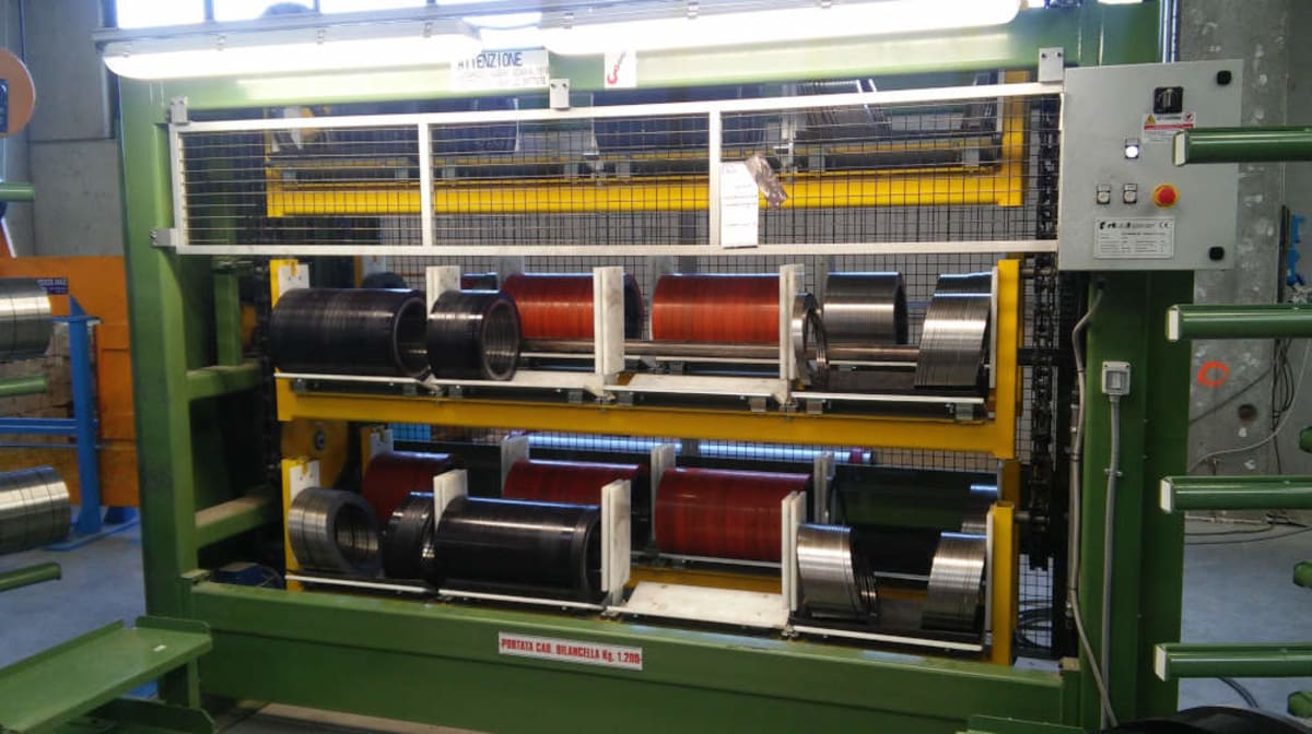 Warehouse for slitter blades: RIZZI optimizes service centers