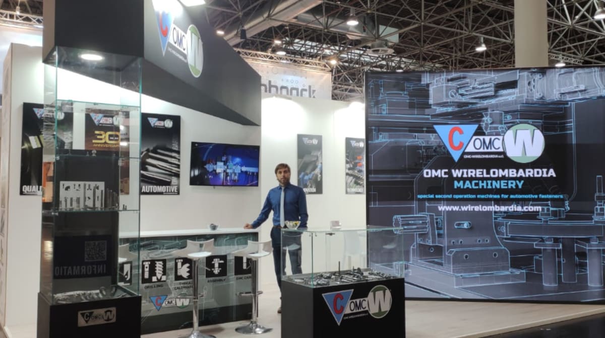 Special machinery for fasteners, explore more in Düsseldorf with OMC/Wirelombardia