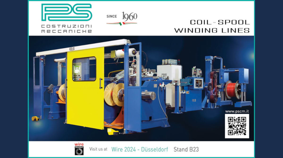 PS800DTU-S spool winder in action at Düsseldorf