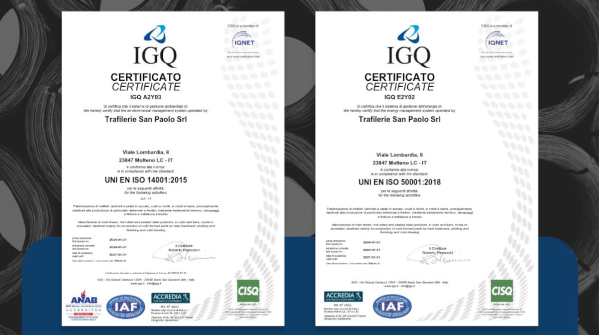 Energy efficiency and environmental policy: Trafilerie San Paolo takes the lead at wire Düsseldorf