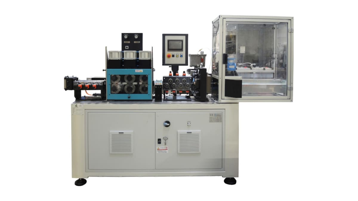 Cometo presents a straightening-chamfering-cutting machine and a TIG welding rod production machine