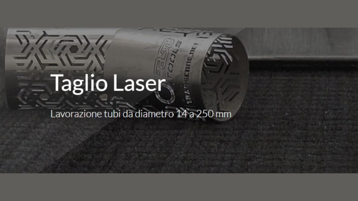 Fasb Linea 2: lavorazione tubi al top con il servizio di taglio laser