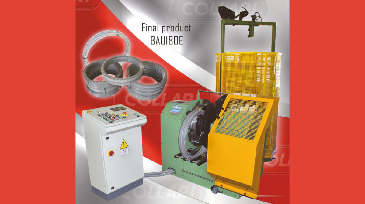 BAU180E coil winder: all the features of COLLARI's machine in one video
