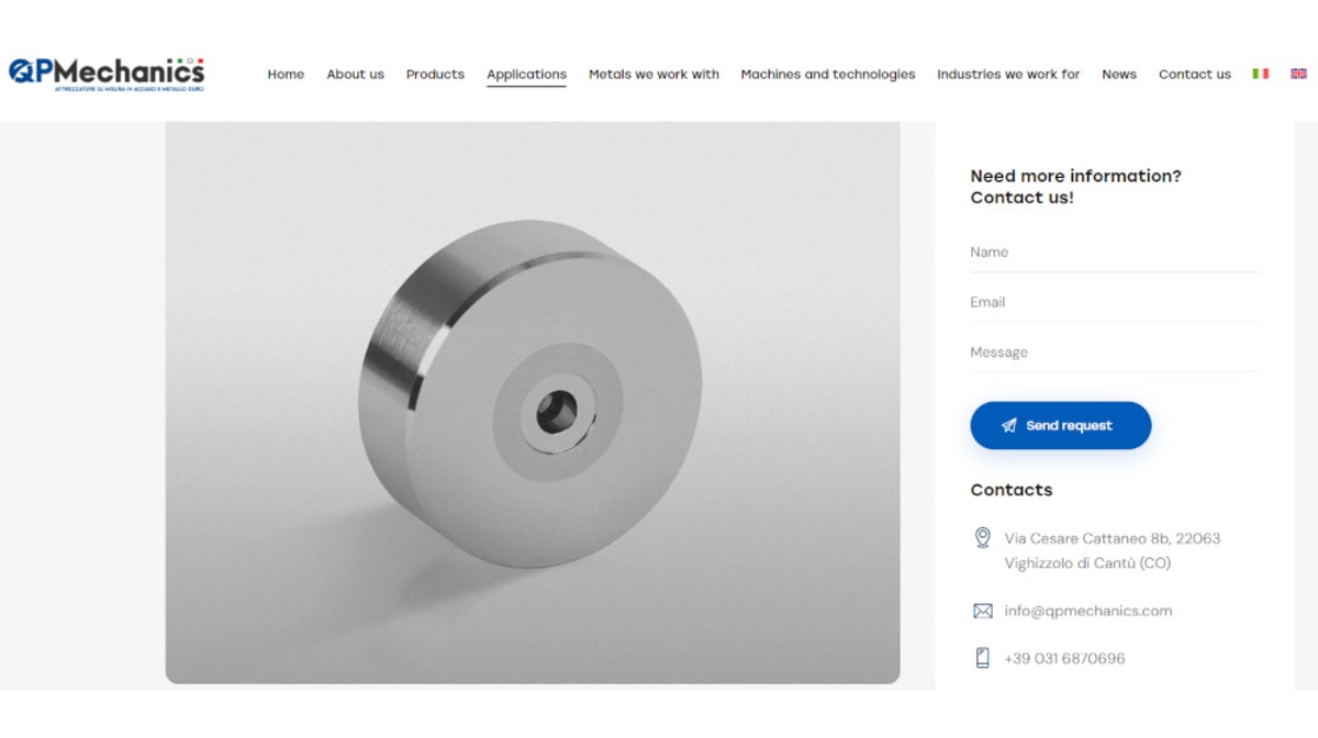 Precision steel and hard metal equipment: QP Mechanics unveils its new website and logo!