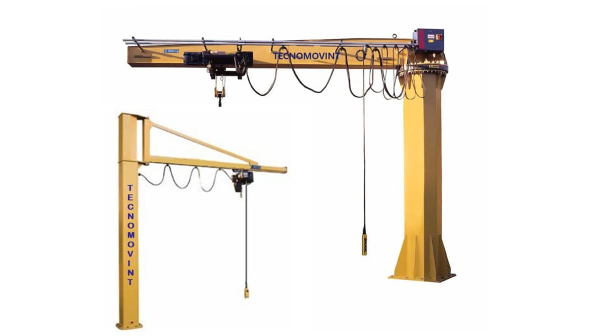 Safe load handling with Tecnomovint’s jib cranes