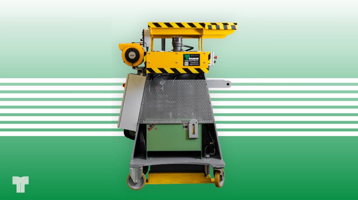 Tramev: electropneumatic upside-down wire straightener