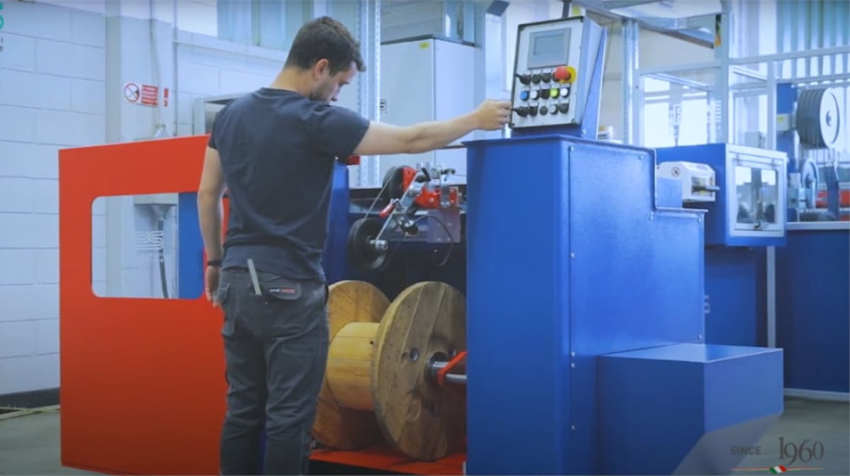 PS 800 - 800 rewinding line by PS Costruzioni Meccaniche: flawless wire winding