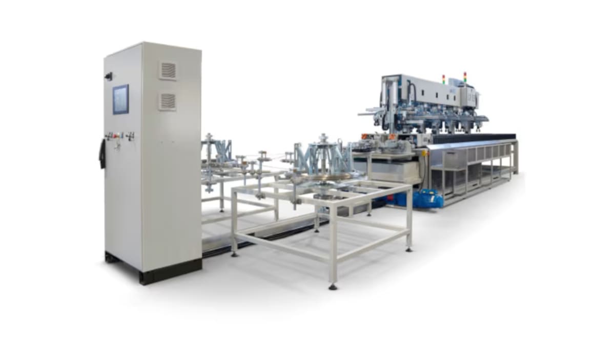 New double automatic drawing plant for advanced processing