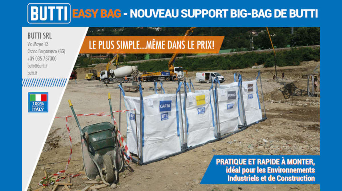 Easy Bag - Nouveau support Big-Bag de Butti