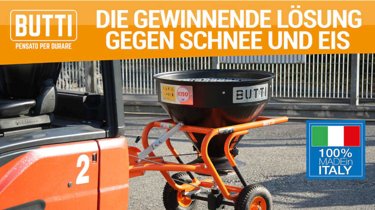 Trotzen Sie dem Winter mit den professionellen Salzstreuern von Butti!