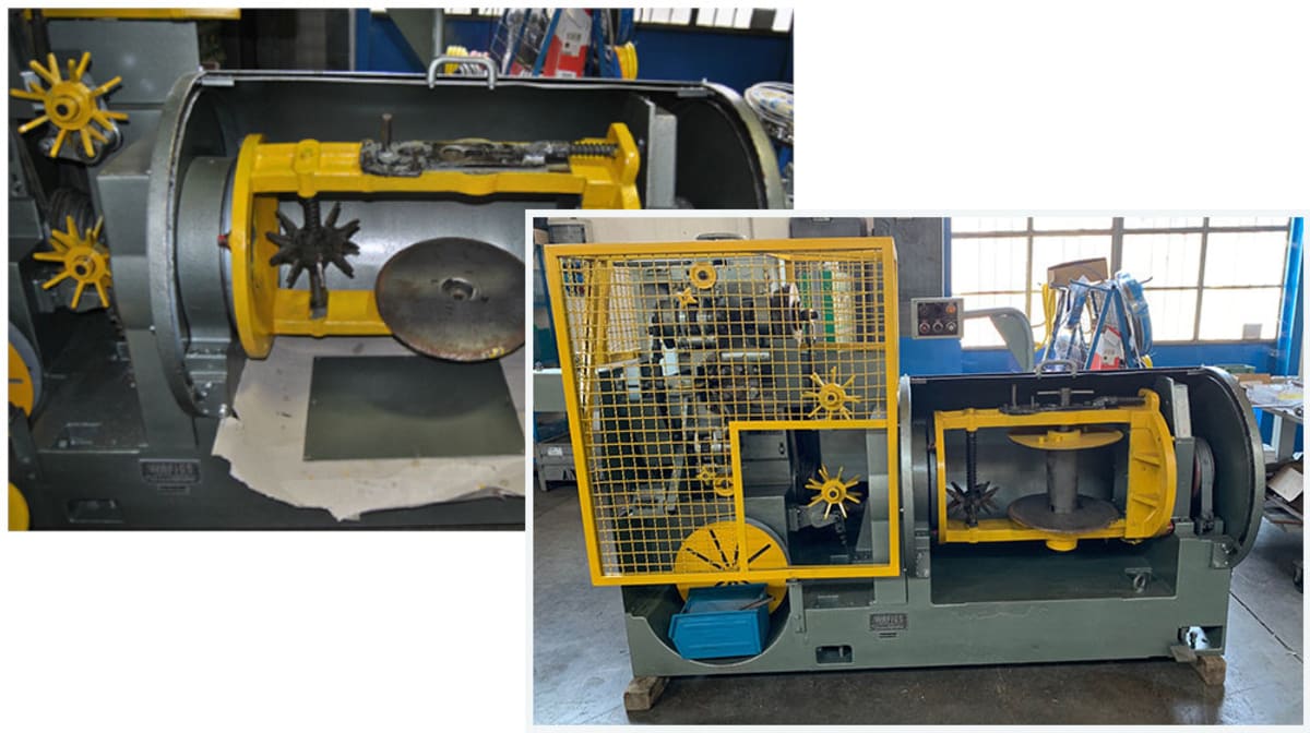 Angeli presents the refurbished WAFIOS STH2 barbed wire machine