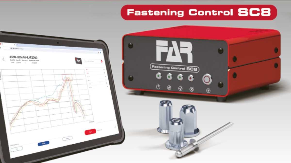 FAR’s new monitoring system for the riveting process