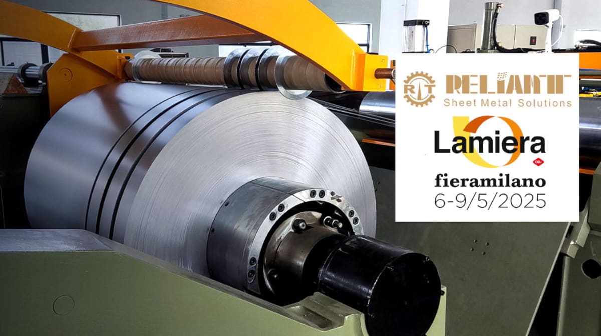 Nantong Reliantt Machinery debuts at Lamiera with flagship sheet metal coil processing solutions