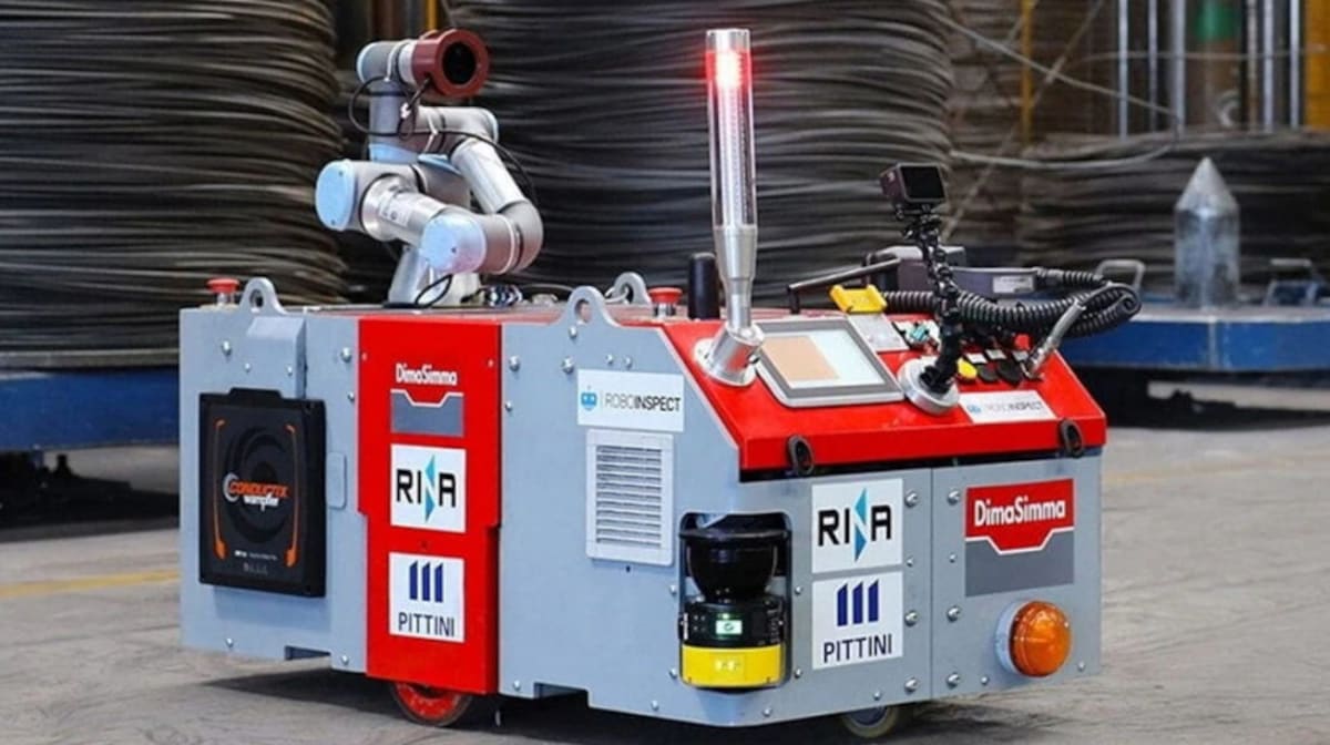 DimaSimma nel progetto AGV ROBOINSPECT: ispezioni più sicure nell’industria siderurgica