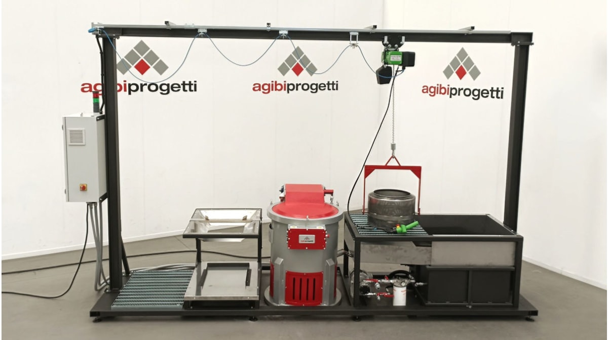 Oliatrice a immersione OLC-K: la soluzione efficace per l'oliatura di minuterie metalliche