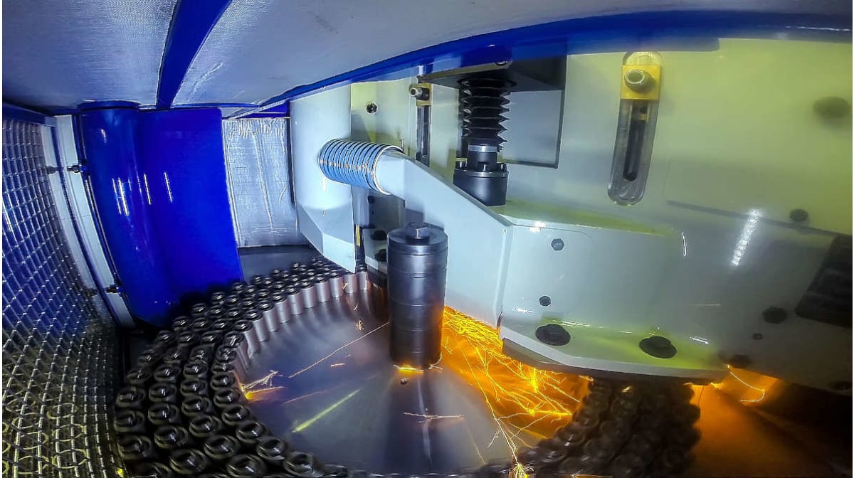 Compression spring grinding machines by OMD