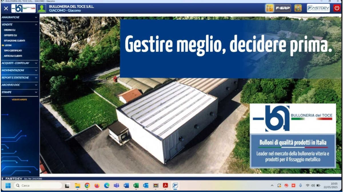 Software ERP Fastdev: un caso di successo nella trasformazione digitale del settore fasteners