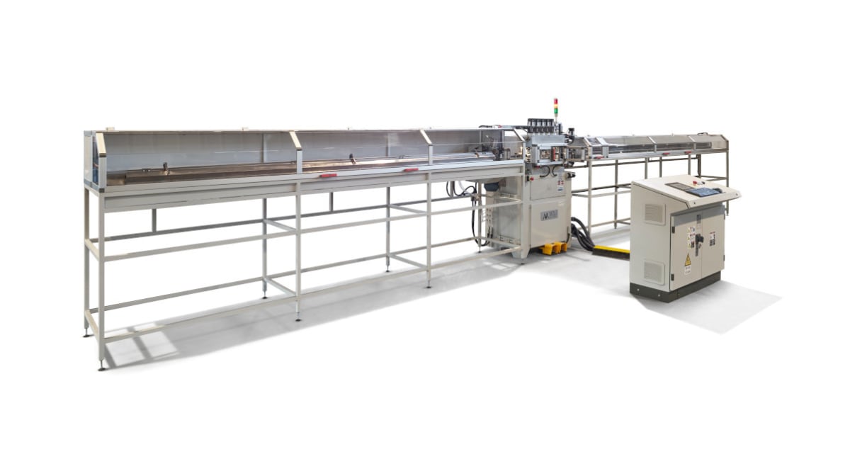 Hyperbolic tube straightening machine with automatic setup mod. VM/MRT5A