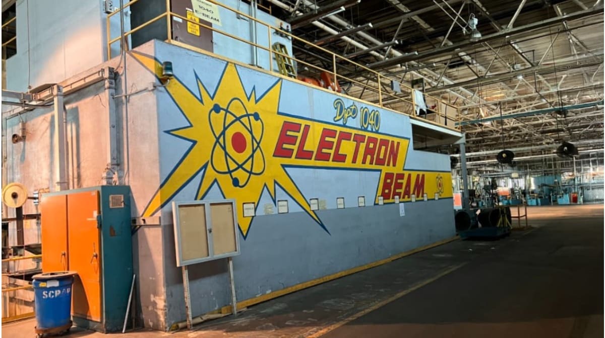 Liquidation of wire & cable facility, used equipment for sale