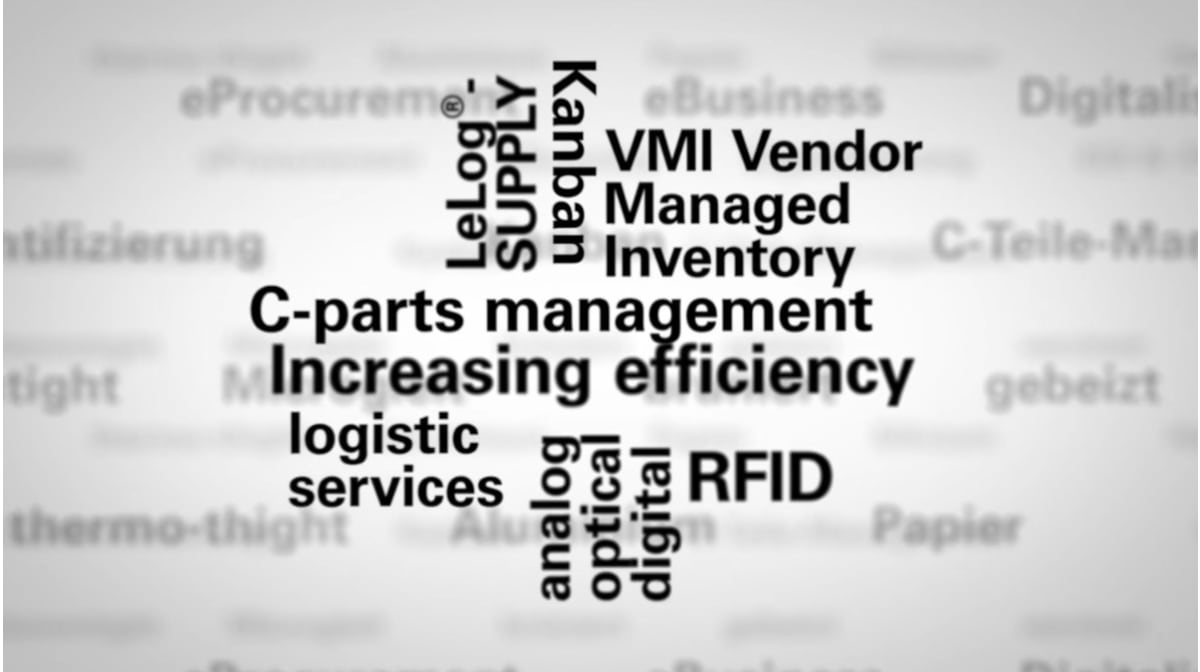 Finding the balance between storage space and purchasing cost for C-parts