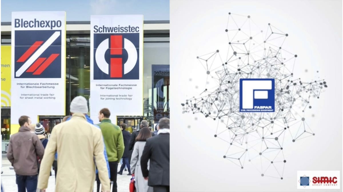 Faspar presents its sheet metal processing lines at Blechexpo 2025