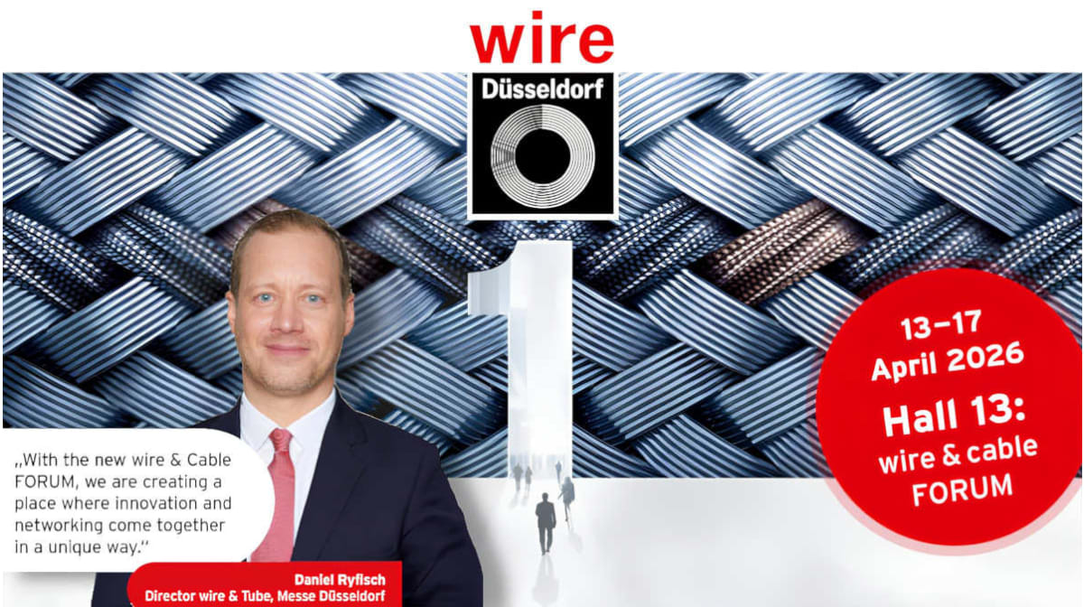 Debutto alla wire 2026 di Düsseldorf per il wire & Cable FORUM