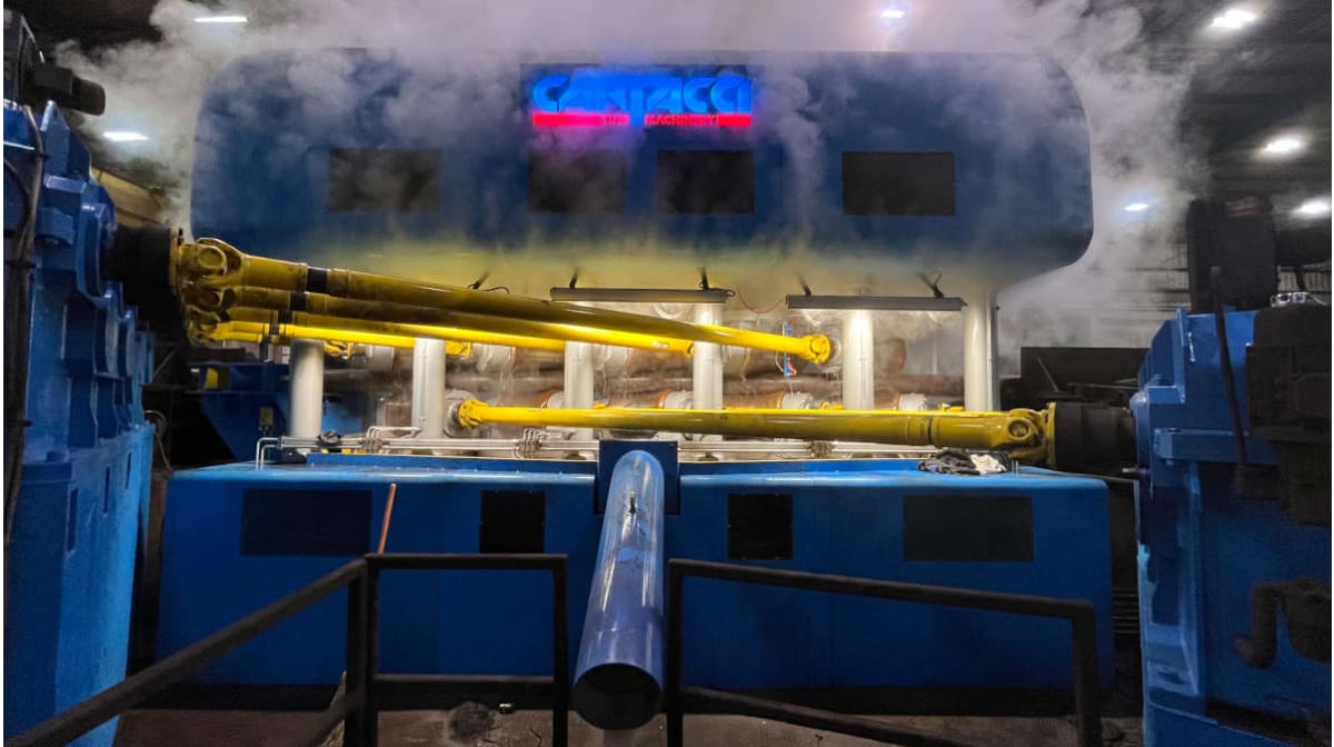 Cartacci Tube Machinery: technology and reliability in tube straightening, from the USA to Italy