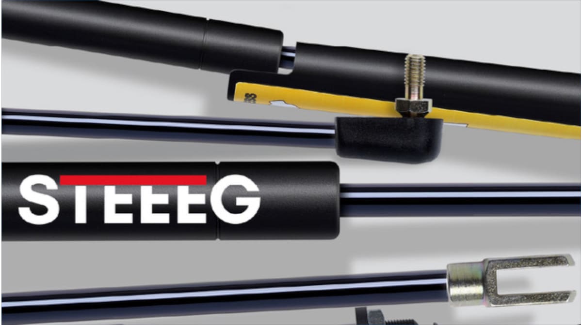 STEEEG gas springs: versatility and precision for every application