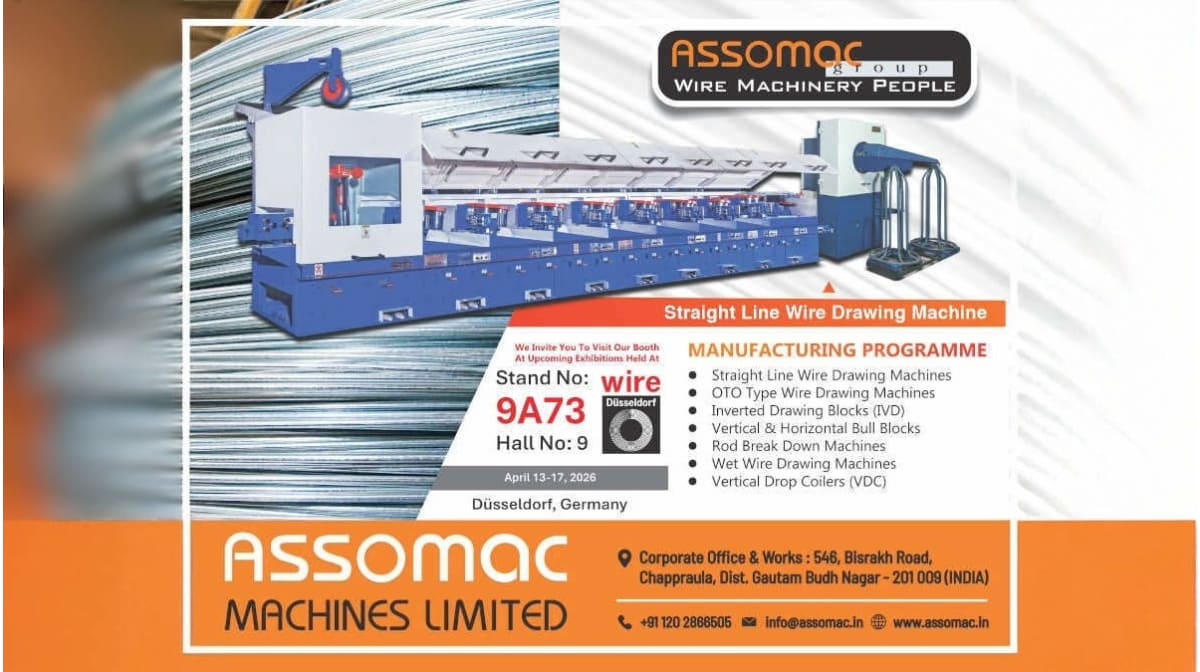 Assomac Group to showcase cutting-edge wire industry solutions at wire Düsseldorf 2026