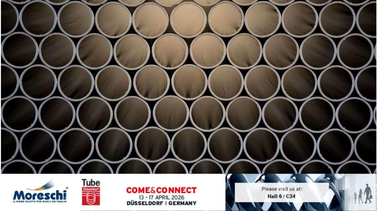 Moreschi to showcase innovations in tube cutting blades, technical consulting, and reconditioning