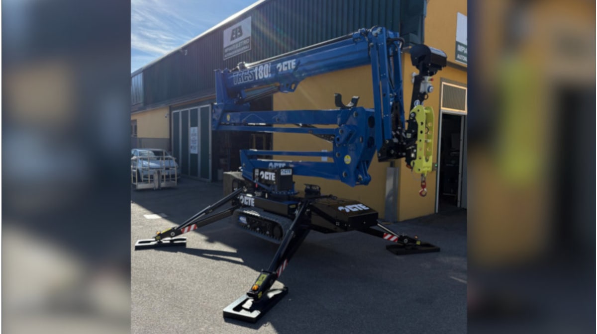 EIB Srl expands industrial installation capacities with 18 m spider lift