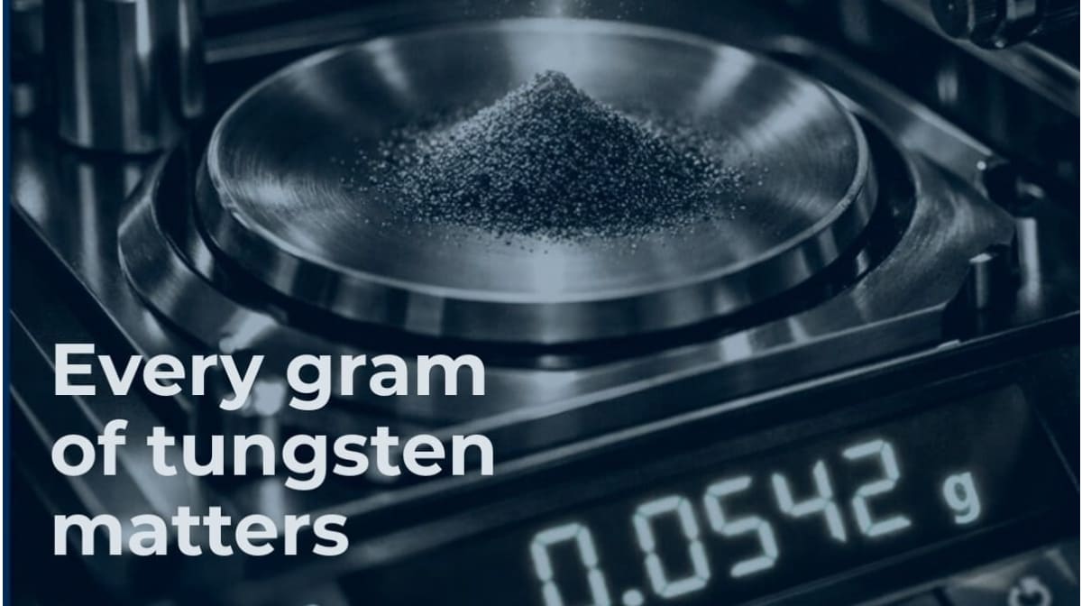 “Ogni grammo di tungsteno recuperato è strategico per l’industria europea”