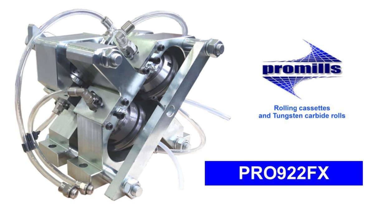 PRO922FX, la micro cassetta di laminazione Promills per linee multipasso